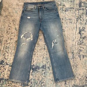 Levi’s Made and Crafted Distressed 517’s. Size 28.